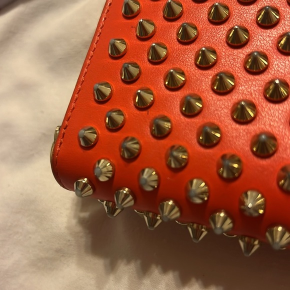 Christian Louboutin Panettone Wallet Calf P/spikes - Picture 3 of 15